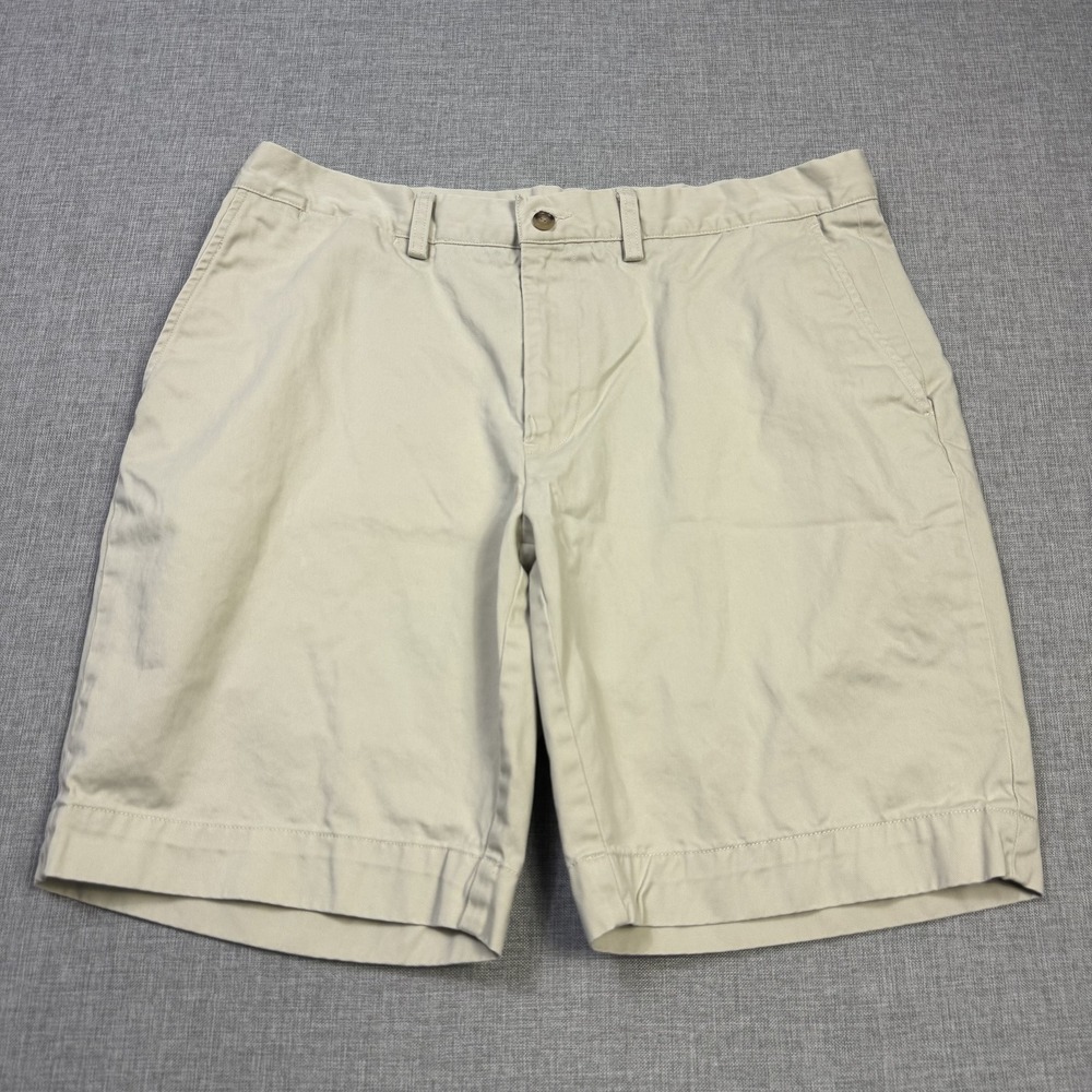 Polo Ralph Lauren Chino Shorts Mens 34 Beige 9" Inseam Cotton Classic Fit